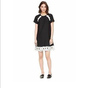 Kate Spade crepe flora lace trin dress